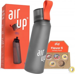 Air Up (22 oz) 5 scent pods & straw Bottles Charcoal Grey | Canada 0328-PCAJU