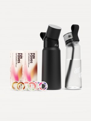 Air Up Harmony Bundle Twist Pro Pitch Black 28oz Twist Pearl White 22oz Bottles Black | Canada 0796-PHWUI