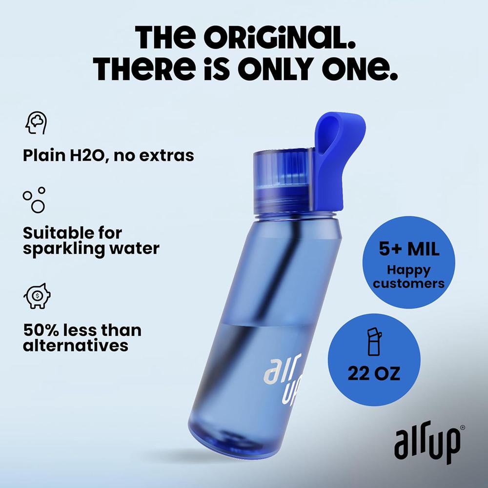 Air Up (22 oz) 5 scent pods & straw Bottles Royal Blue | Canada  2634-MYQLR