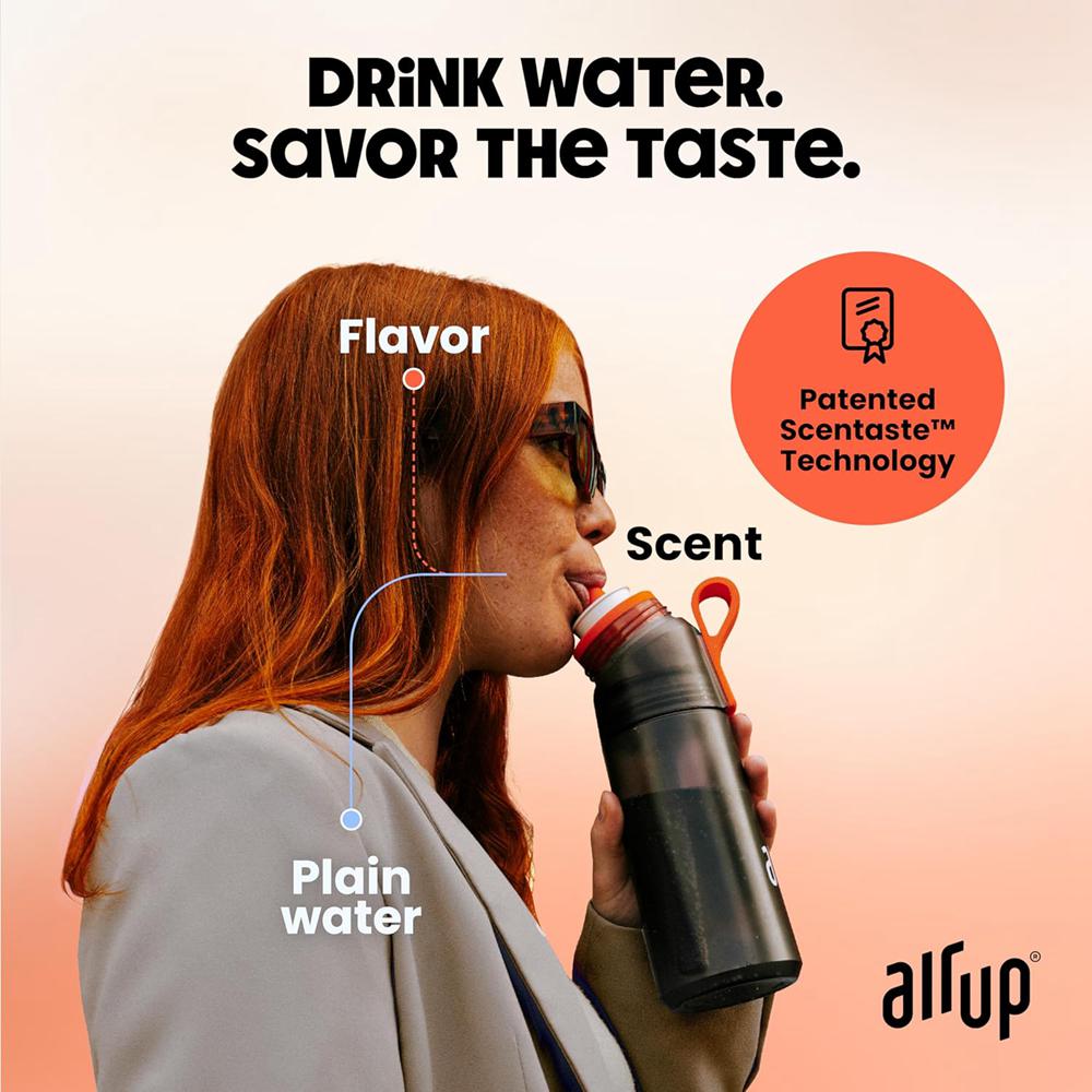 Air Up (22 oz) 5 scent pods & straw Bottles Electric Orange | Canada  9780-GWMIX