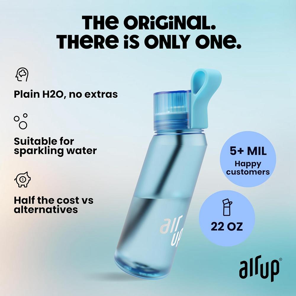 Air Up (22 oz) 5 scent pods & straw Bottles Ocean Blue | Canada  7521-SIMWA