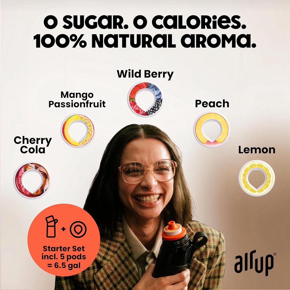 Air Up (22 oz) 5 scent pods & straw Bottles Charcoal Grey | Canada  0328-PCAJU