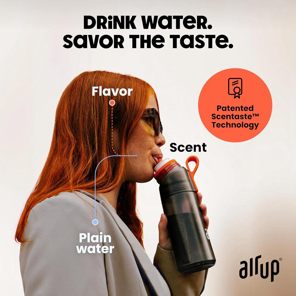 Air Up (22 oz) 5 scent pods & straw Bottles Charcoal Grey | Canada  0328-PCAJU