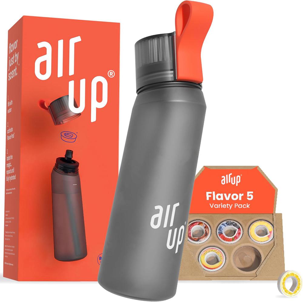 Air Up (22 oz) 5 scent pods & straw Bottles Charcoal Grey | Canada  0328-PCAJU